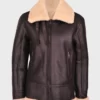 Tracy Brown SF Aviator Leather Jacket