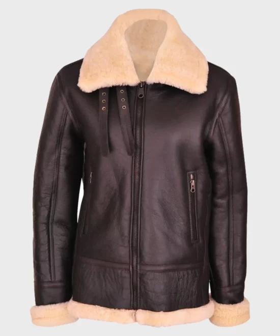 Tracy Brown SF Aviator Leather Jacket