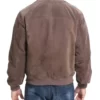 Trevor Men’s Brown Classy Urban Leather Bomber Jacket