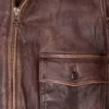 US Navy G-1 Brown Aviator Leather Jacket