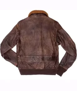 US Navy G-1 Brown Aviator Real Leather Jacket