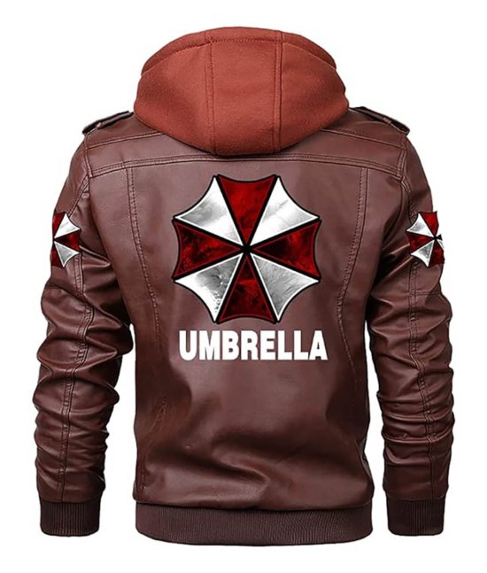 Umbrella Vintage Brown Top Leather jackets