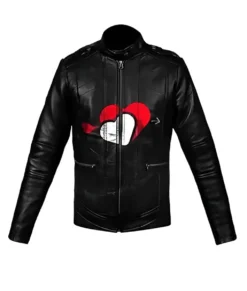 Valentine Black Leather Jacket