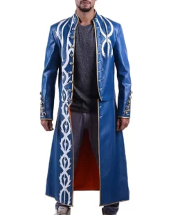 Vergil Devil May Cry 3 Leather Coat With Leather Vest