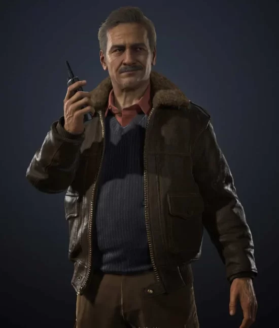 Victor Sullivan Uncharted 4 Brown Bomber Best Leather Jacket