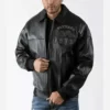 Vintage Genuine Leather Pelle Pelle 1978 Marc Buchanan Black Jacket