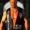 WWE Stone Cold Steve Austin Black Leather Vest