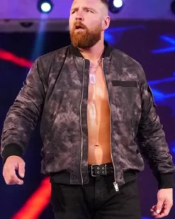 WWE Superstar Wrestler Dean Ambrose Men Distressed Leather Bomber Jacket
