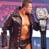 WWE The Miz Studded Top Leather Coat