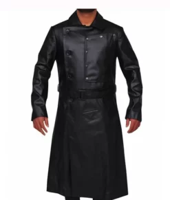 Willem Dafoe Leather Trench Coat