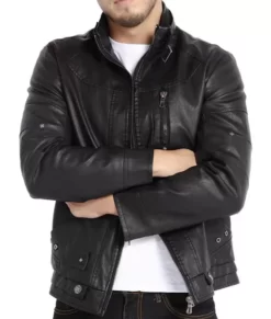 Wilmer Black Real Leather Jacket