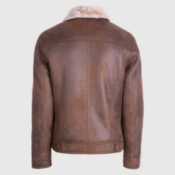 Wilson Shearling Aviator Sheepskin Leather Jacket