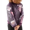 Women’s Pelle Pelle American Bombshell Purple Full Genuine Leather Jacket