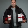 World Of Tanks Holiday Ops Arnold Schwarzenegger Top Leather Jacket