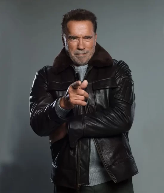 World Of Tanks Holiday Ops Arnold Schwarzenegger Leather Jacket