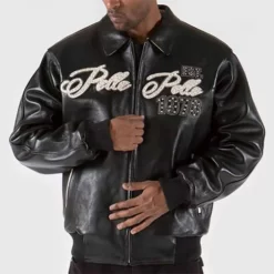 World Tour EST 1978 Pelle Pelle International Genuine Leather Jacket