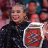 Wrestle Mania 39 – Bianca Belair Black Quilted Leather Jacket