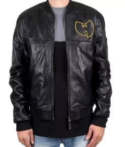 Wu Tang Bomber Real Leather Jacket